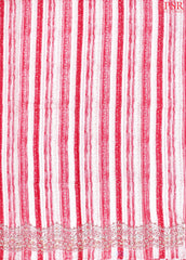 Hot Pink & Beige Cotton Dress Material