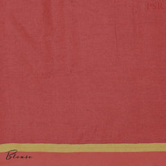 Burgundy Linen Saree
