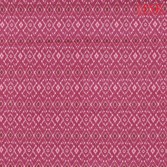 Mulberry Pink Semi Tassar Ikkat Print Running Material