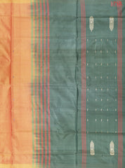 Sandstone Orange Vazhainaar Silk Saree