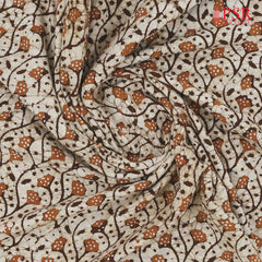 Brown Batik Print Running Material