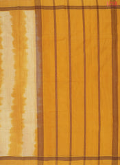 Marigold Yellow Kanchi Cotton Saree