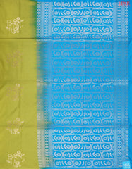 Pear Green Soft Art Silk Saree