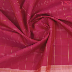 Dark Pink Kanchipuram Silk Saree