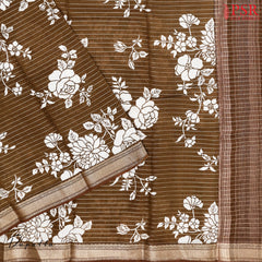 Brown Assam Silk Dress Material