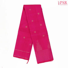 Razzmatazz Pink Kanchipuram Silk Saree