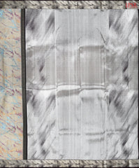 Light Grey Designer Bridal Kanchipuram Tissue Silk Saree