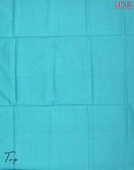 Light Blue Mangalagiri Silk Cotton Dress Material