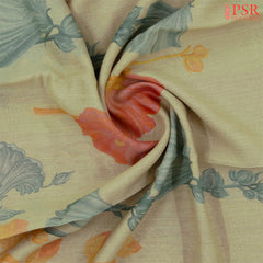 Mellow Yellow Munga Silk Saree