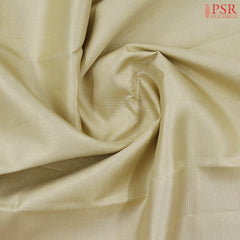 Cream Beige Kanchipuram Silk Saree