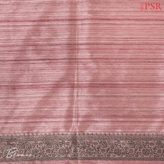 Onion Pink Semi Banaras Saree