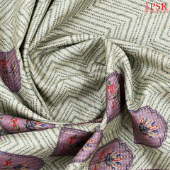 Light Green Semi Tussar Saree