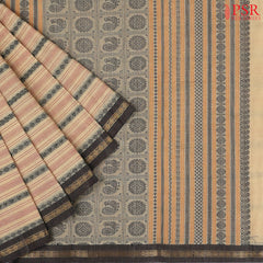 Beige Kalakshetra Kovai Cotton Saree