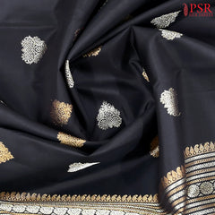 Black Kanchipuram Silk Saree