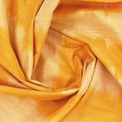 Marigold Yellow Kanchi Cotton Saree