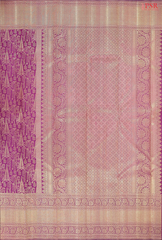 Burgundy Kanchipuram Jacquard Silk Saree