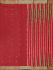 Red Mysore Silk Saree