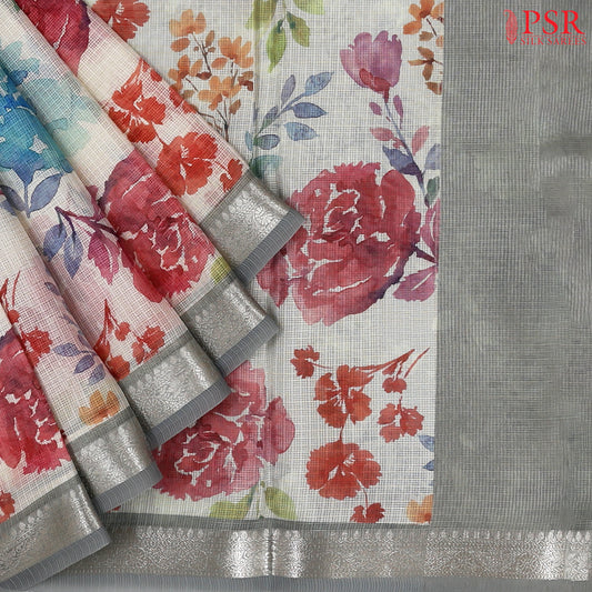 Light Beige Kota Saree