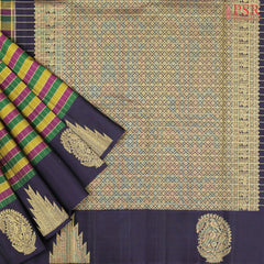 Tricolor Kanchipuram Silk Saree