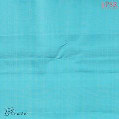Light Blue Kanchipuram Silk Saree