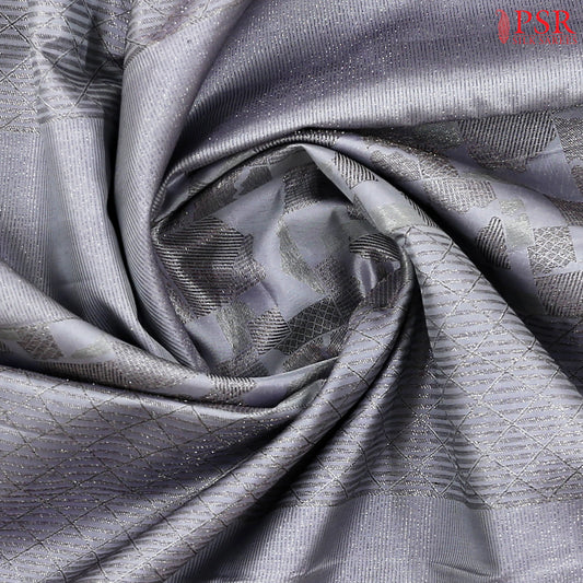 Flint Grey Kanchipuram Silk Saree