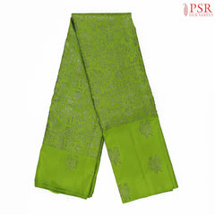 Apple Green Kanchipuram Silk Saree