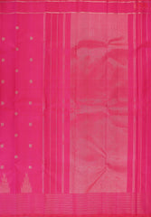 Razzmatazz Pink Kanchipuram Silk Saree