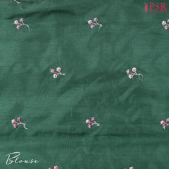 Pista Beige Printed Tissue Saree