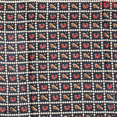 Mustard Brown Munga Silk Saree