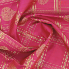 Dark Pink Kanchipuram Silk Saree