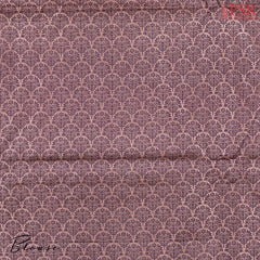 Coral Peach Banaras Tussar Silk Saree