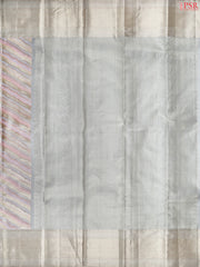 Golden Beige Kanchipuram Jacquard Tissue Silk Saree