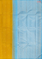 Mustard Yellow Kanchipuram Silk Saree