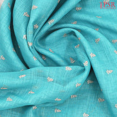 Fluorescent Blue Kota Saree