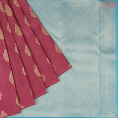 Onion Pink Fancy Kanchipuram Silk Saree