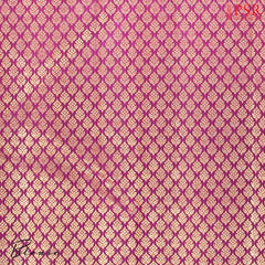Burgundy Kanchipuram Jacquard Silk Saree