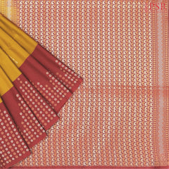 Mustard Khaki Soft Art Silk Saree
