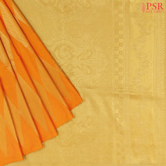 Marigold Soft Art Silk Saree