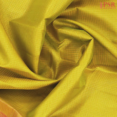 Olive Yellow Kanchipuram Silk Saree