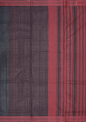 Black Mangalagiri Cotton Saree