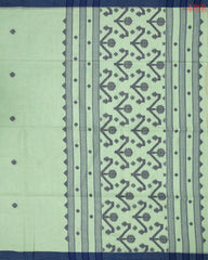 Pistachio Green Byloom Cotton Saree