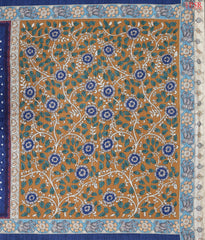 Prussian Blue Semi Tussar Saree