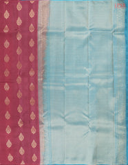 Onion Pink Fancy Kanchipuram Silk Saree