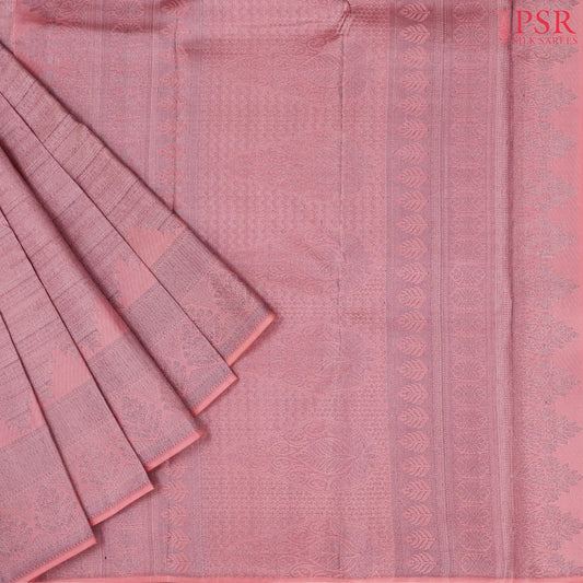 Puce Pink Fancy Kanchipuram Silk Saree