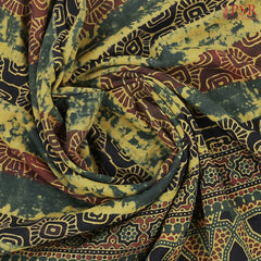 Tricolor Jaipur Cotton Printed Saree