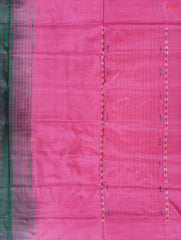 Bottle Green Vazhainaar Silk Saree