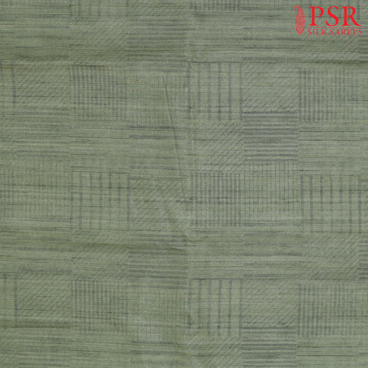 Sage Green Semi Tassar Running Material