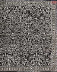 Black Georgette Laser Embroidery Saree