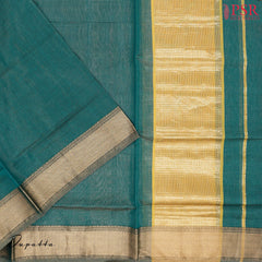 Golden Mustard Mangalagiri Silk Cotton Dress Material