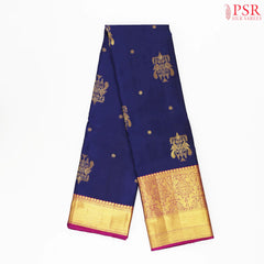 Royal Blue Kanchipuram Silk Saree